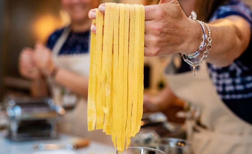 Fresh tagliatelle